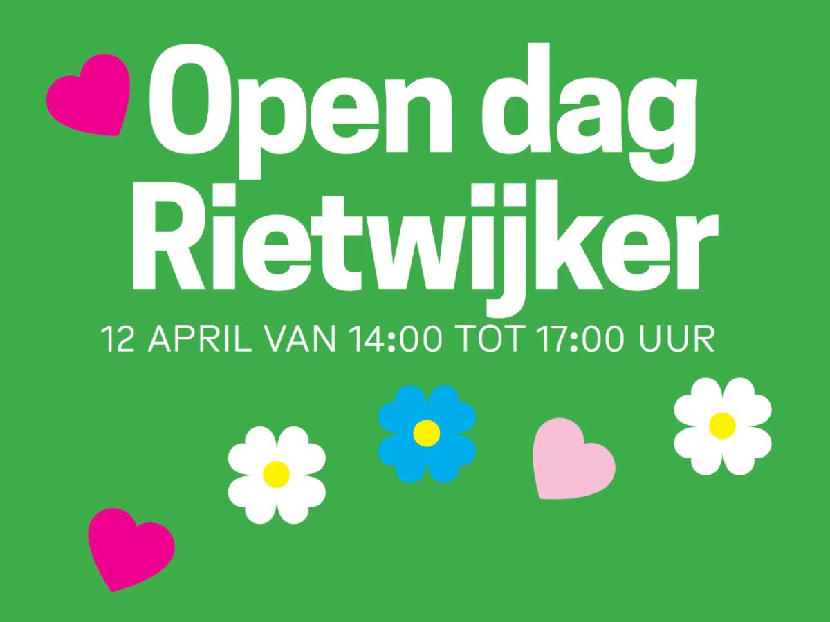 Buurtbijeenkomst: Open Dag De Rietwijker